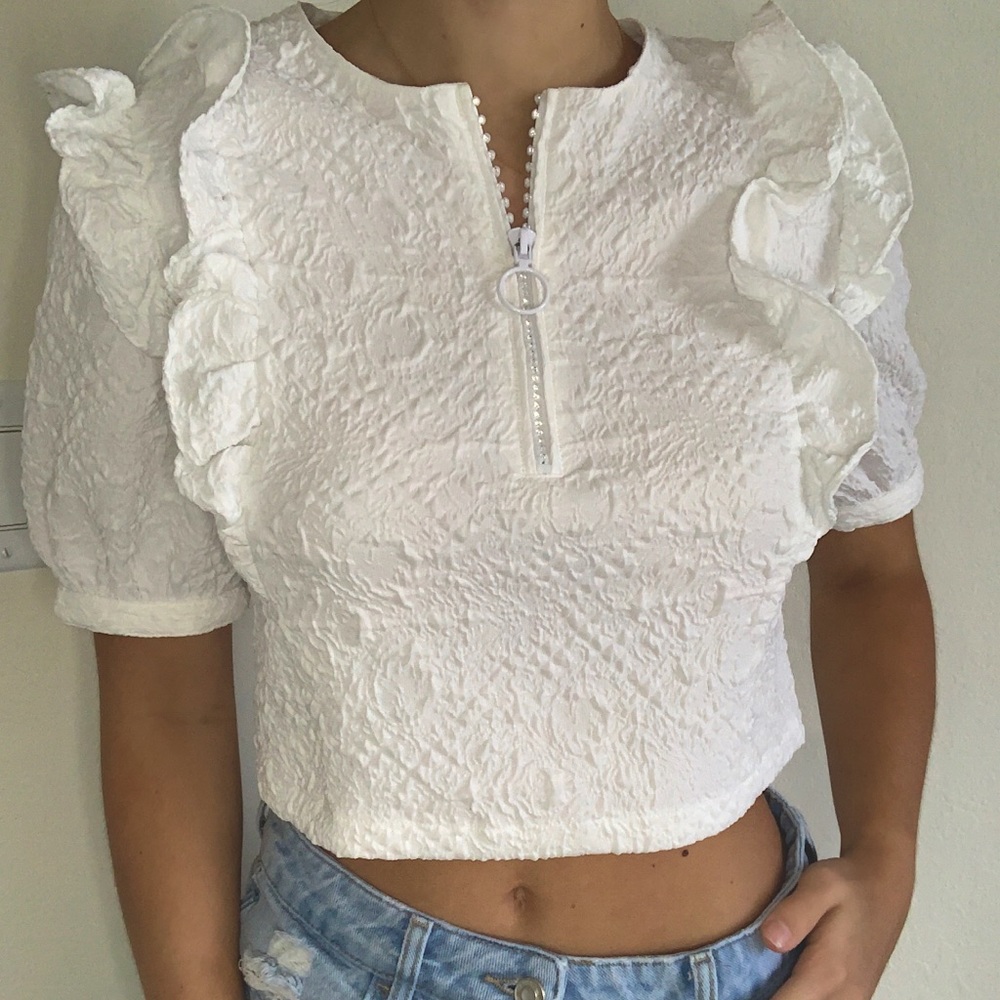 Zara white Top